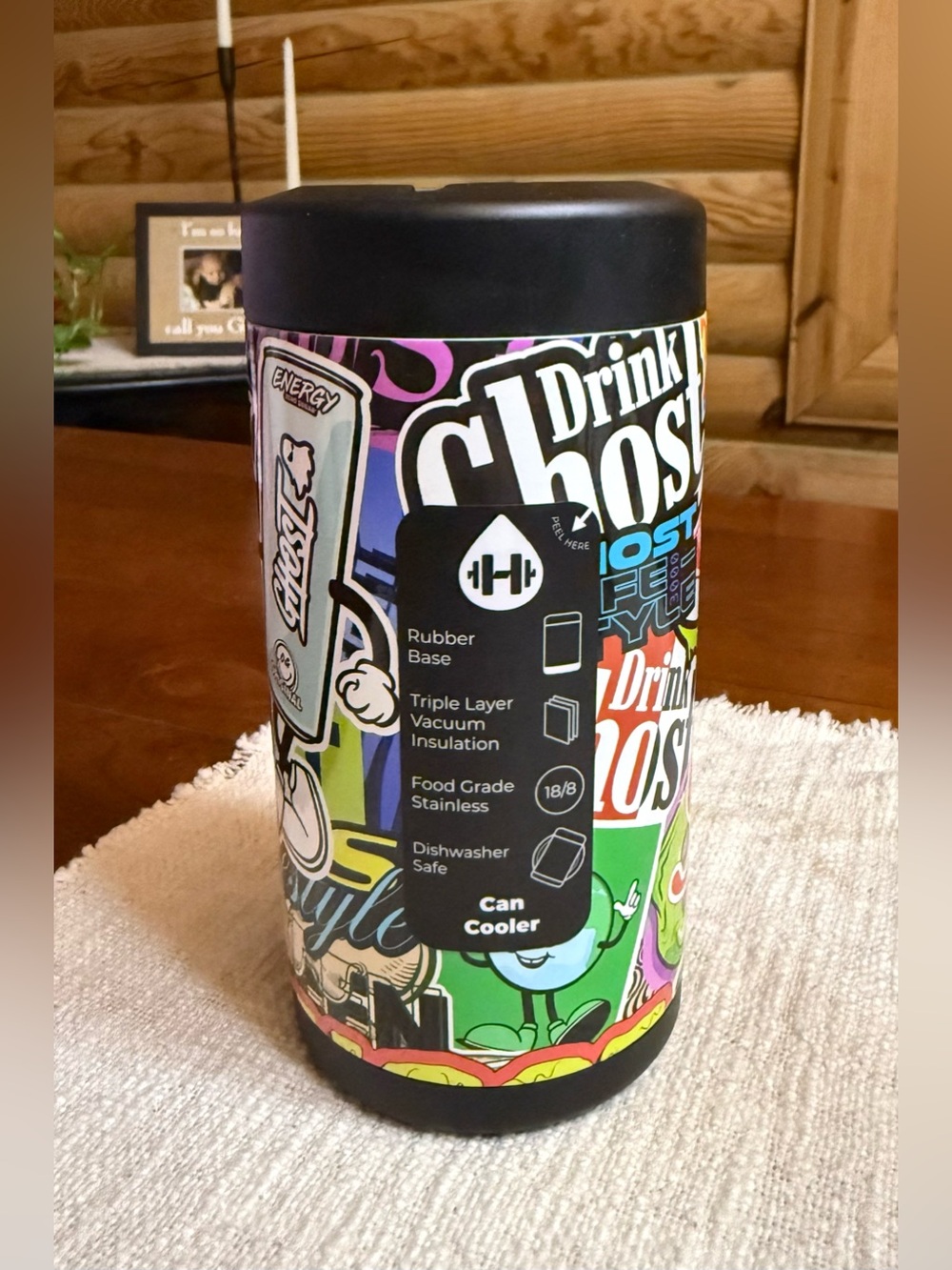 GHOST HydroJug 16oz Standard Can Cooler